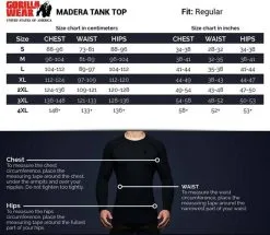 Gorilla Wear Madera Tank Top - Mørk Grå -Treningsklær butikk w1200h1046 1
