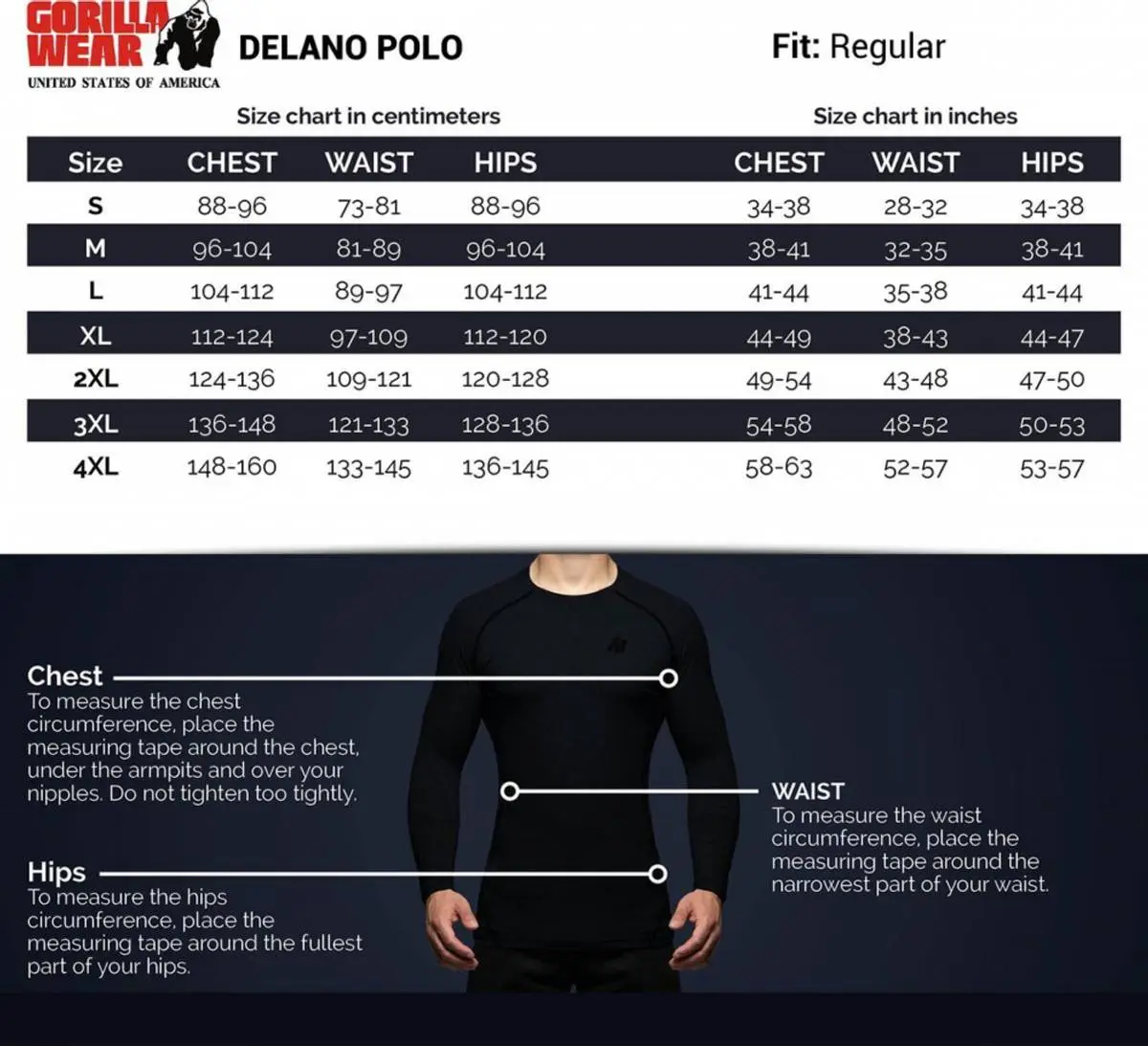 Gorilla Wear Delano Polo - Hvit T-skjorte 6 Gorilla Wear Delano Polo - Hvit T-skjorte - Bilde 6