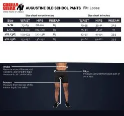 Gorilla Wear Augustine Old School Pants, Sort/rød 9 Gorilla Wear Augustine Old School Pants, Sort/rød -Treningsklær butikk w1200h1120 2