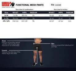 Gorilla Wear Functional Mesh Pants Sort/grønn - Treningsbukse -Treningsklær butikk w1200h1120