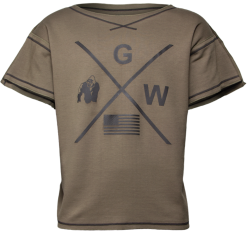 Gorilla Wear Sheldon Workout Top - Army Green