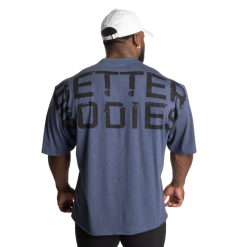Better Bodies Union Iron Tee , Blå T-skjorte -Treningsklær butikk w1200h1200 100