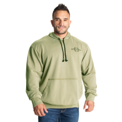 Better Bodies Washed Hoodie, Grønn Hettegenser