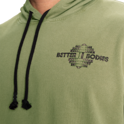 Better Bodies Washed Hoodie, Grønn Hettegenser 9 Better Bodies Washed Hoodie, Grønn Hettegenser -Treningsklær butikk w1200h1200 1157