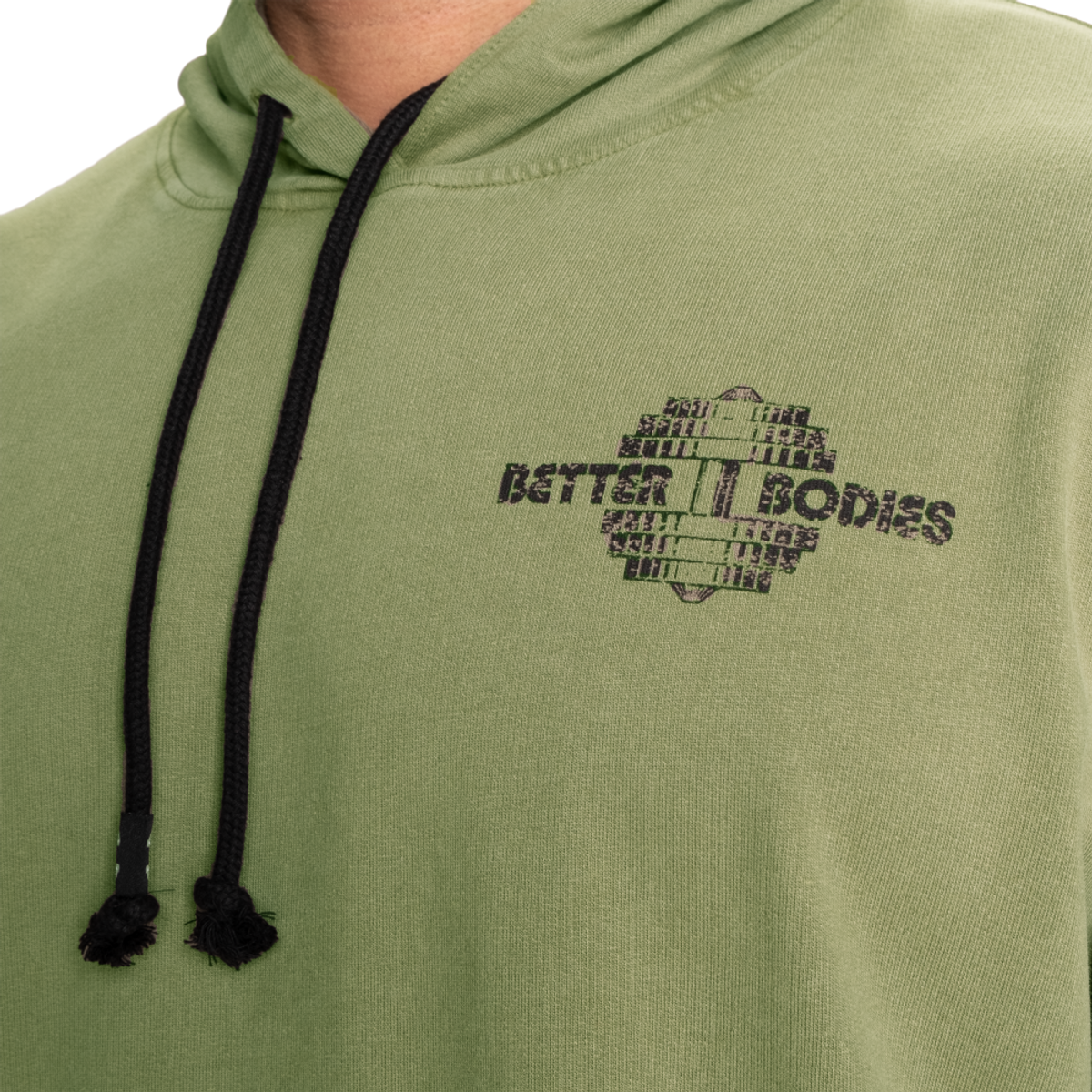 Better Bodies Washed Hoodie, Grønn Hettegenser 4 Better Bodies Washed Hoodie, Grønn Hettegenser - Bilde 4