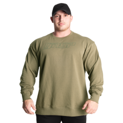 Gasp Division Crewneck Washed Grønn,