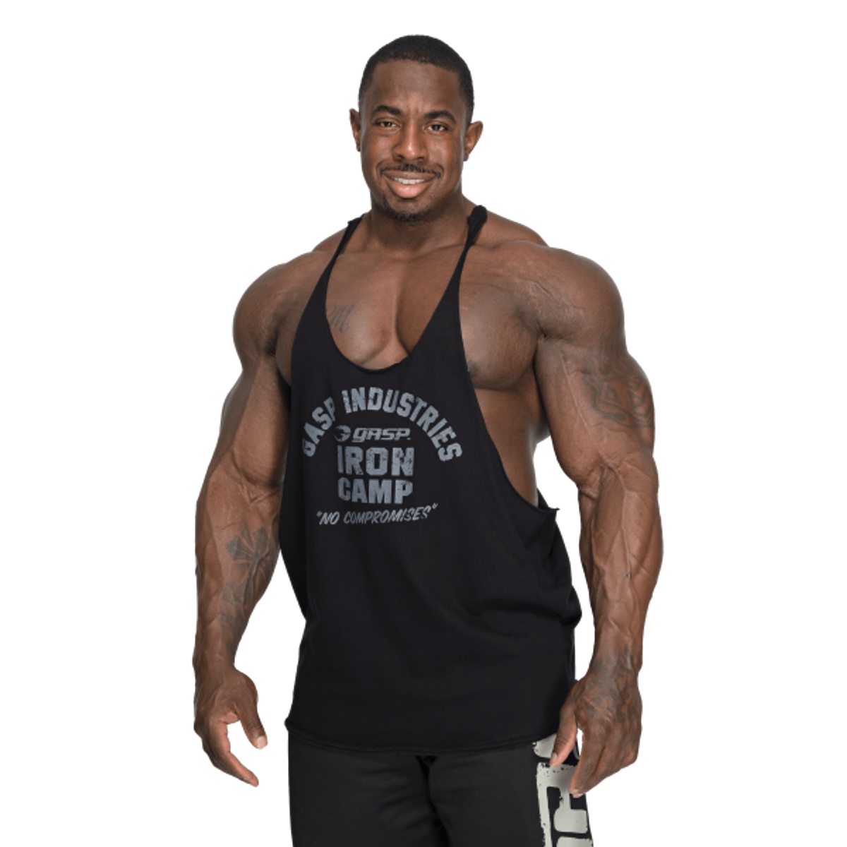 Gorilla Wear Fresno T-shirt Black/Grey - T-skjorte 3 Gorilla Wear Fresno T-shirt Black/Grey - T-skjorte - Bilde 3