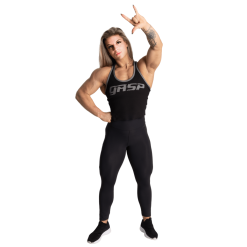 Gasp Rib Crop T-back, Sort Topp -Treningsklær butikk w1200h1200 1765