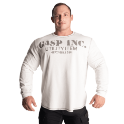 Gasp Thermal Gym Sweater - Off White Genser