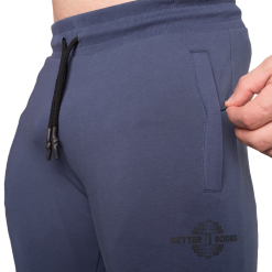 Better Bodies Tapered Joggebukse V2, Blå Treningsbukse -Treningsklær butikk w1200h1200 239