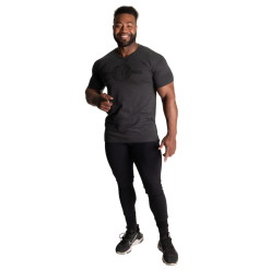 Gasp L/S Thermal Hoodie Graphite Melange - Hettegenser