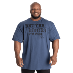 Better Bodies Union Original Tee Blå T-skjorte