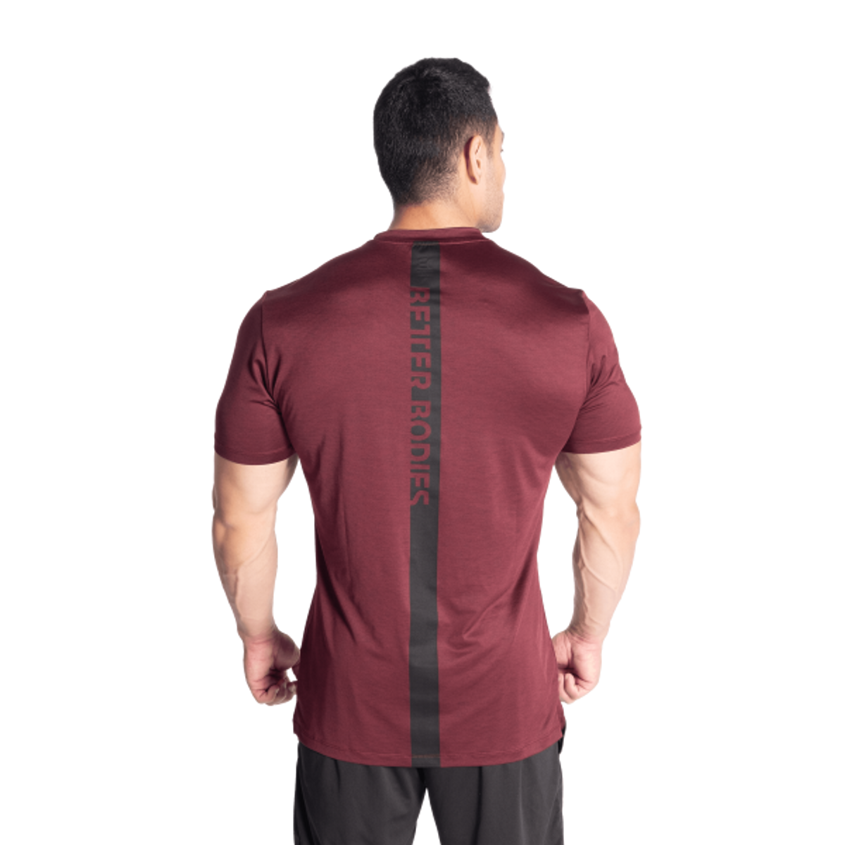 Better Bodies Essex Stripe Tee - Rød T-skjorte 3 Better Bodies Essex Stripe Tee - Rød T-skjorte - Bilde 3