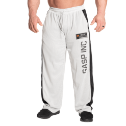 Gasp No1 Mesh Pant - Hvit/grå Treningsbukse