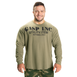 Gasp Thermal Gym Sweater, Grønn Genser