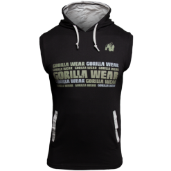 Gorilla Wear Melbourne S/L Hooded T-shirt - Black