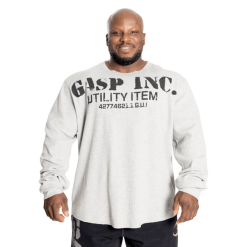 Gasp Thermal Gym Sweater - Grå Genser