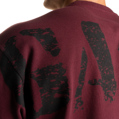 Gasp Iron Thermal Tee, Mørk Rød T-skjorte -Treningsklær butikk w1200h1200 541