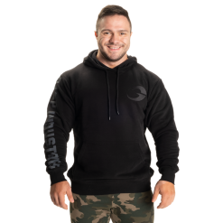 Gasp Logo Hoodie V2, Sort Hettegenser