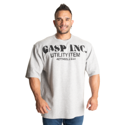 Gasp Iron Thermal Tee, Grå Melange T-skjorte