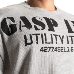 Gasp Iron Thermal Tee, Grå Melange T-skjorte -Treningsklær butikk w1200h1200 605