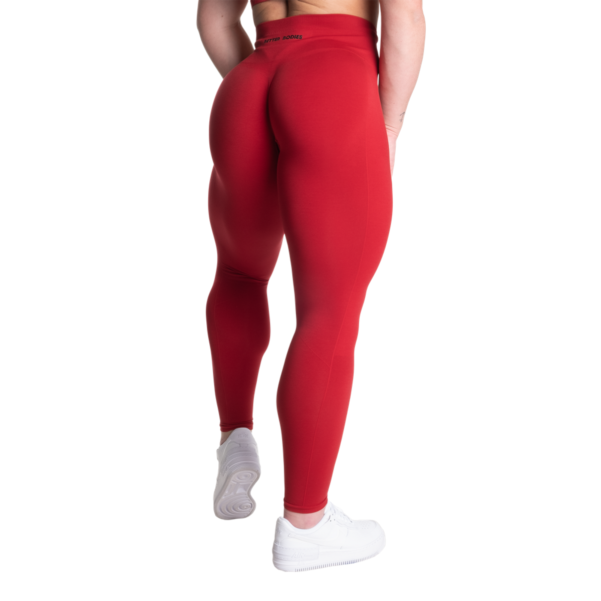 Better Bodies Dame Better Bodies Scrunch Leggings, Røde Tights 2 Better Bodies Dame Better Bodies Scrunch Leggings, Røde Tights - Bilde 2