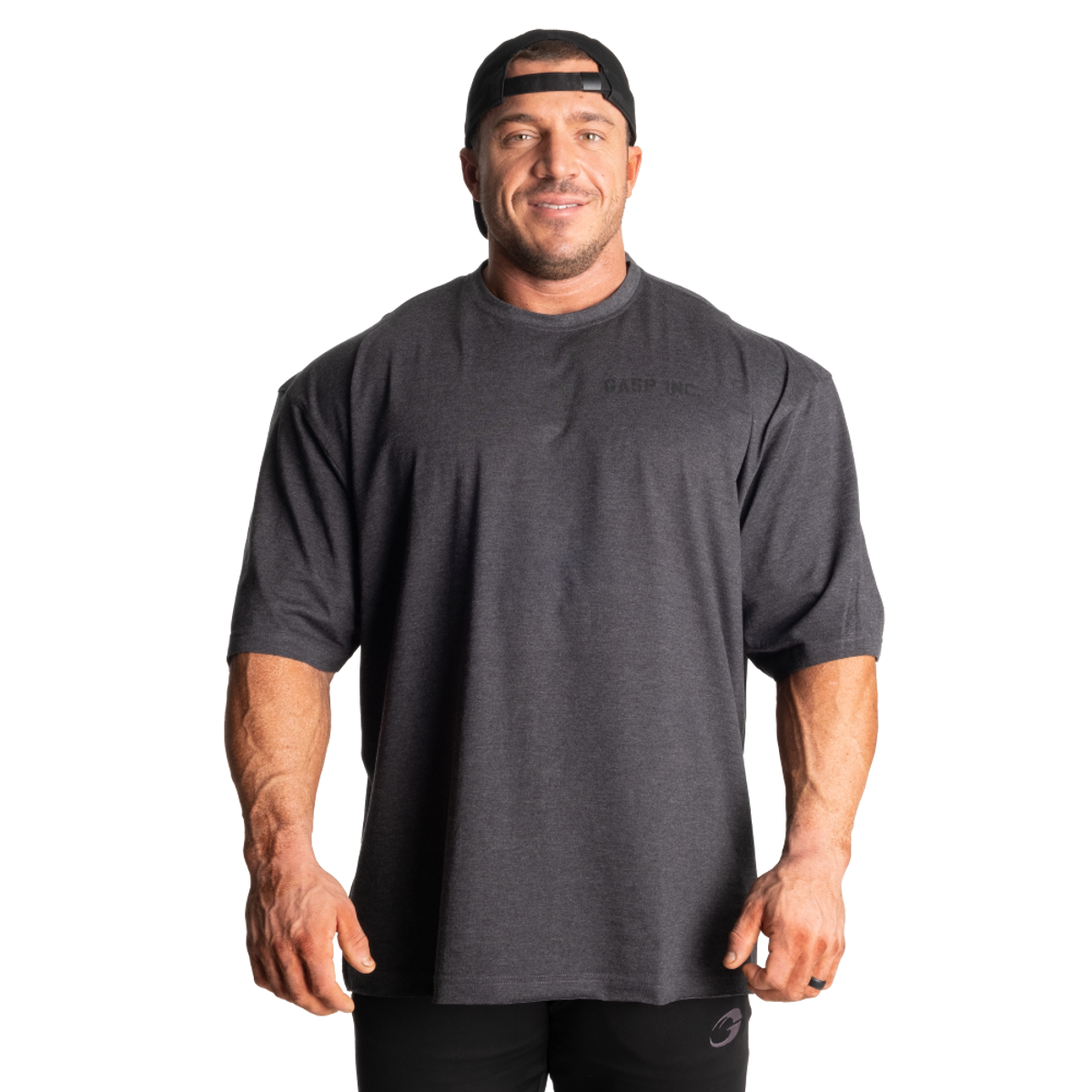 Gasp Division Iron T-Shirt, Mørk Grå T-skjorte 1 Gasp Division Iron T-Shirt, Mørk Grå T-skjorte