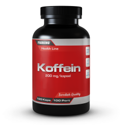 Fairing Koffein 200 Mg, 100 Kaps - Energi