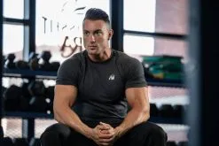 Gorilla Wear Lewis Mørk Grå T-skjorte -Treningsklær butikk w1200h800 2