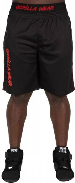 Gorilla Wear Mercury Mesh Shorts - Sort/rød