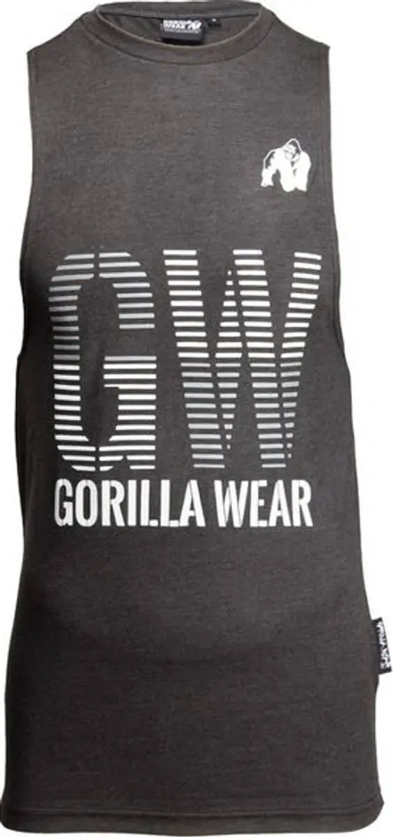 Gorilla Wear Dakota Sleeveless T-shirt Grå - T-skjorte 1 Gorilla Wear Dakota Sleeveless T-shirt Grå - T-skjorte