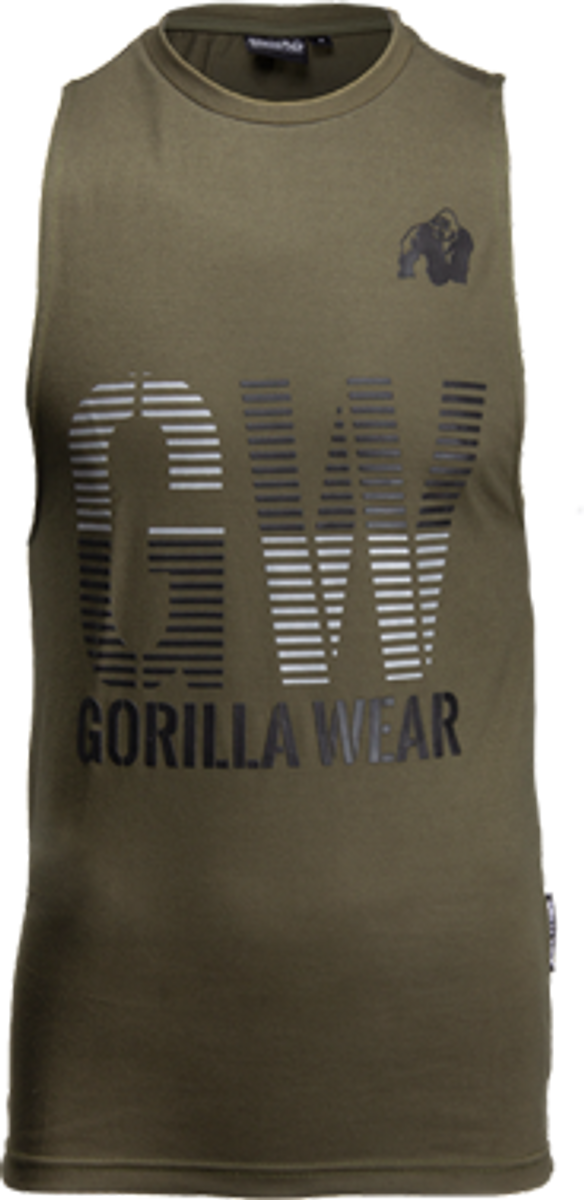 Gorilla Wear Dakota Sleeveless T-shirt Grønn - T-skjorte 1 Gorilla Wear Dakota Sleeveless T-shirt Grønn - T-skjorte