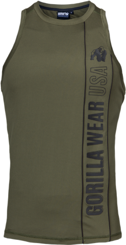 Gorilla Wear Branson Tank Top Army Green - Singlet