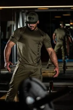 Gorilla Wear Branson T-Shirt Army Green - T-skjorte -Treningsklær butikk w798h1200 13