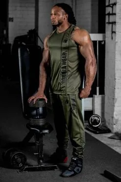 Gorilla Wear Branson Pants - Army Green - Treningsbukse -Treningsklær butikk w798h1200 18