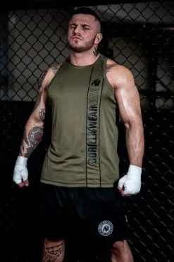 Gorilla Wear Branson Tank Top Army Green - Singlet -Treningsklær butikk w798h1200 4