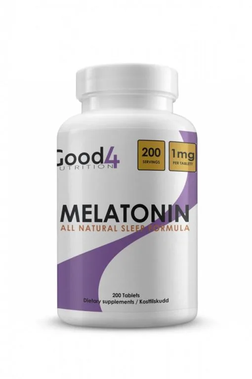 Good4Nutrition G4N Melatonin - 200 Tabs -Treningsklær butikk w800h1200 10
