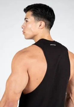 Gorilla Wear Milo Drop Armhole Tank Top Sort -Treningsklær butikk w832h1200 56