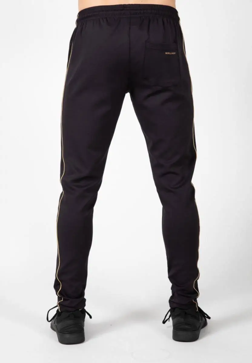 Gorilla Wear Wenden Track Pants - Sort/gull Treningsbukse 4 Gorilla Wear Wenden Track Pants - Sort/gull Treningsbukse - Bilde 4