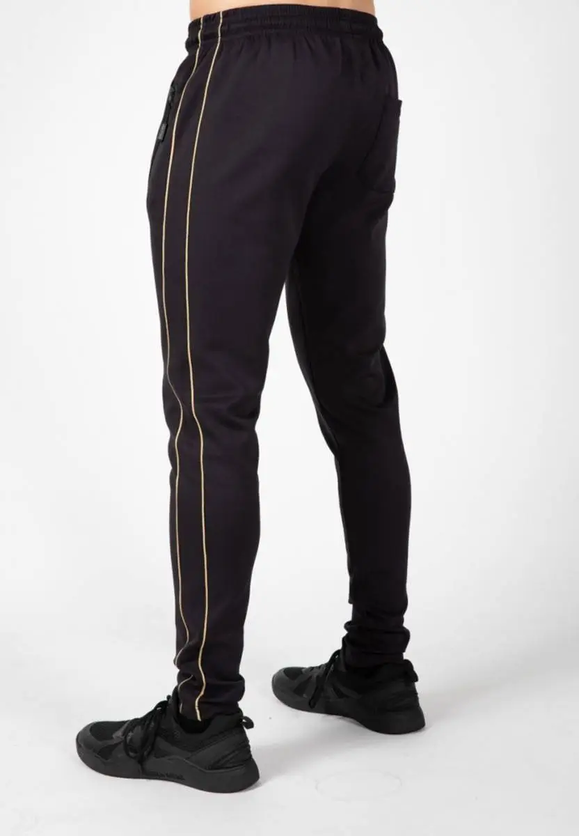 Gorilla Wear Wenden Track Pants - Sort/gull Treningsbukse 6 Gorilla Wear Wenden Track Pants - Sort/gull Treningsbukse - Bilde 6