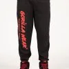 Gorilla Wear Augustine Old School Pants, Sort/rød