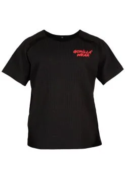 Gorilla Wear Augustine Old School Work Out Top, Sort/rød