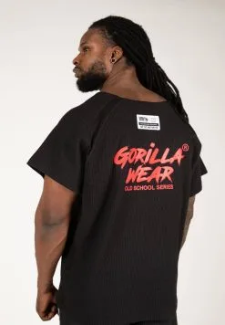 Gorilla Wear Augustine Old School Work Out Top, Sort/rød -Treningsklær butikk w833h1200 26