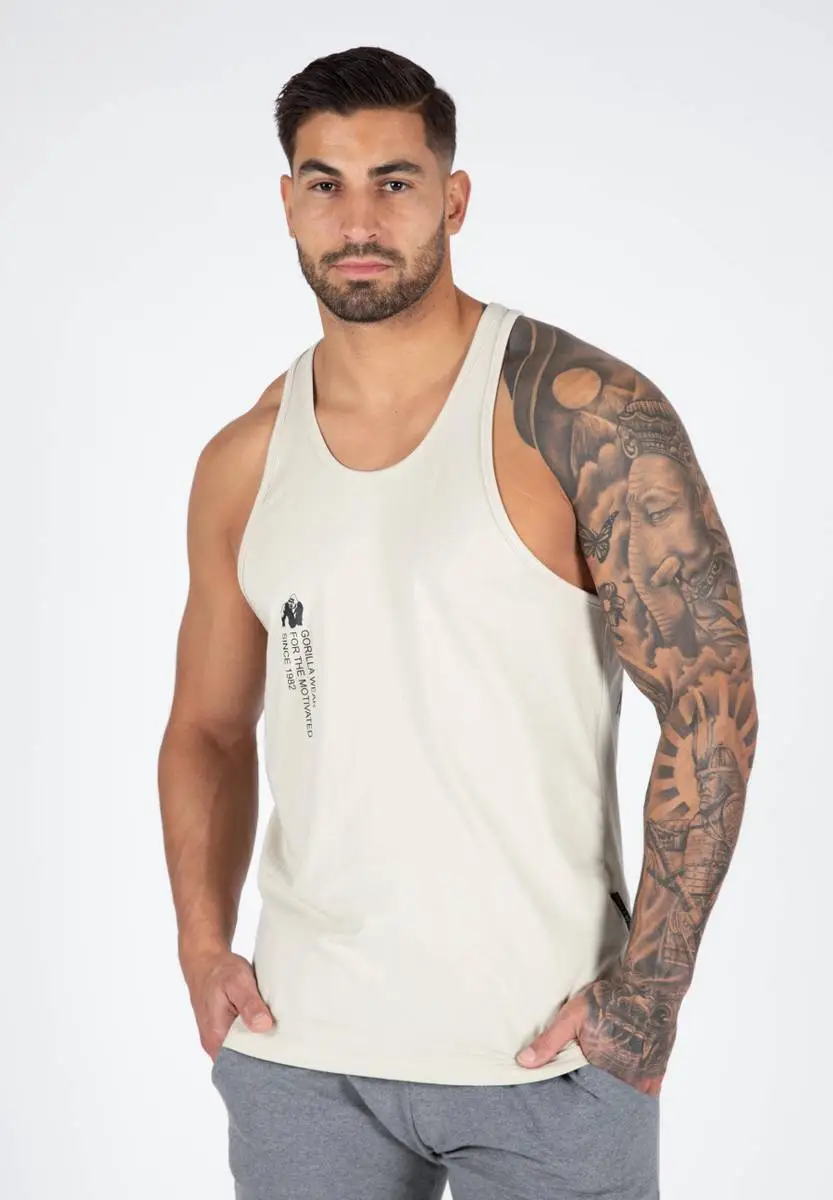 Gorilla Wear Carrizo Tank Top, Beige Singlet 5 Gorilla Wear Carrizo Tank Top, Beige Singlet - Bilde 5