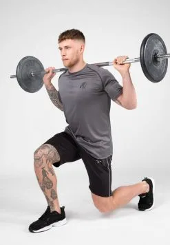 Gorilla Wear Performance T-shirt, Grå T-skjorte -Treningsklær butikk w833h1200 39