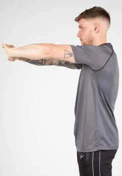 Gorilla Wear Performance T-shirt, Grå T-skjorte -Treningsklær butikk w833h1200 40