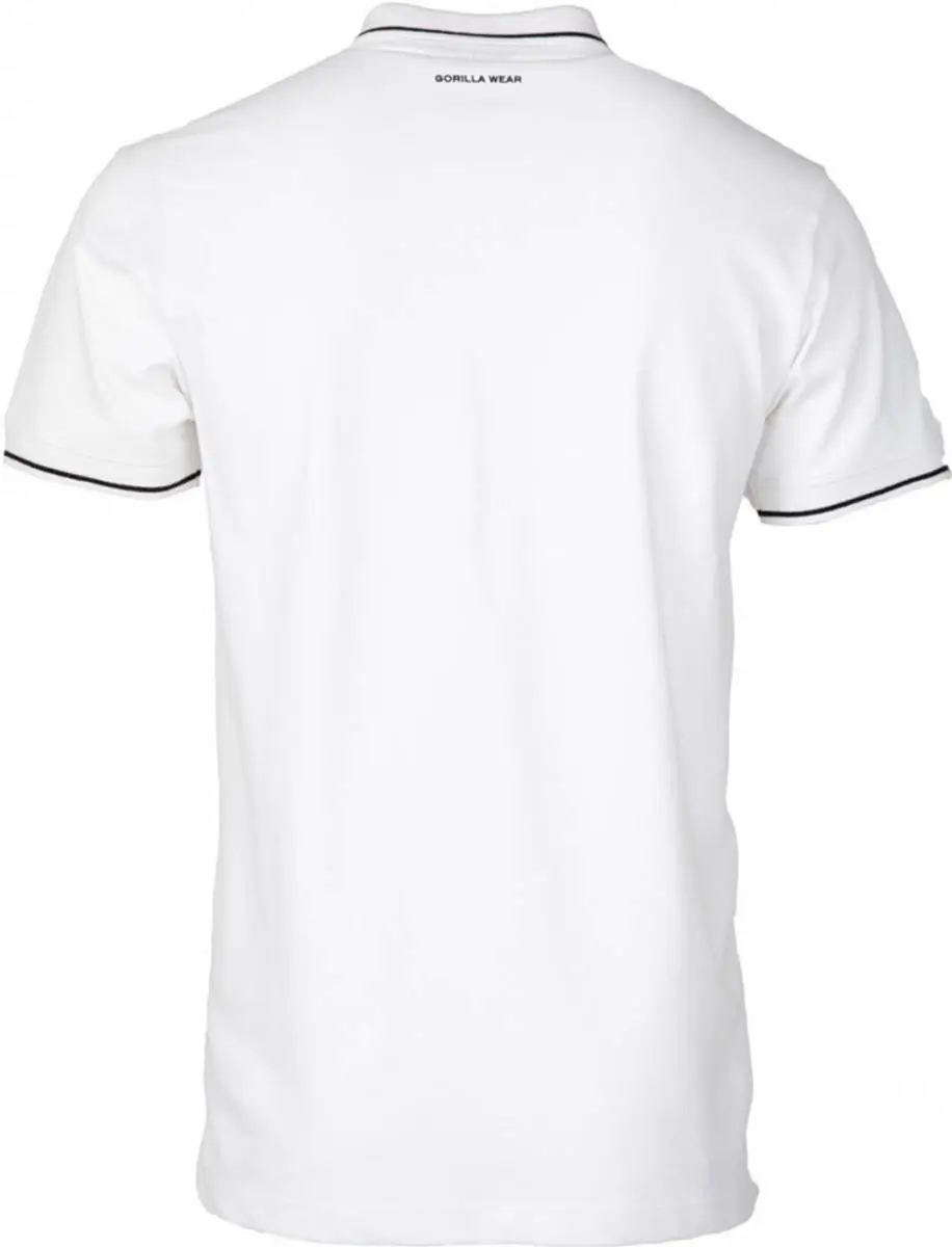 Gorilla Wear Delano Polo - Hvit T-skjorte 5 Gorilla Wear Delano Polo - Hvit T-skjorte - Bilde 5