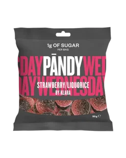 Pandy Candy 14x50g, Strawberry/Liquorice