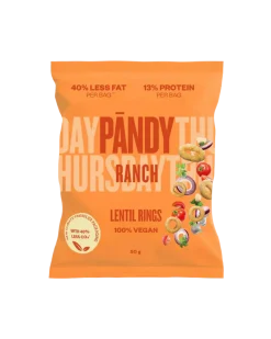 Pandy Lentil Rings, 50g X 32stk, Ranch