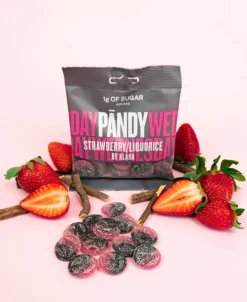 Pandy Candy 14x50g, Strawberry/Liquorice -Treningsklær butikk w981h1200 2